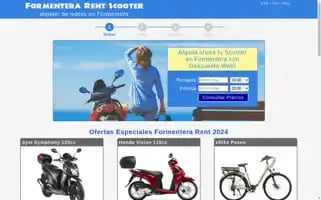 Formenterarentscooter.es Screenshot 2024-06-13 07:18:59