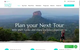 Sazylankatours.com Screenshot 2024-04-18 10:32:16