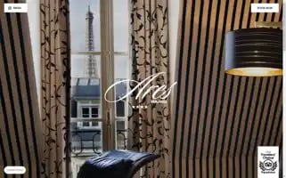 Ares-paris-hotel.com Screenshot 2024-04-14 12:59:17