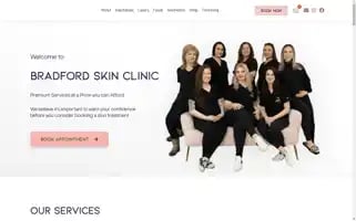 Bradfordskinclinic.com Screenshot 2024-05-08 21:06:54
