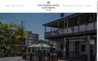 Cornerhotelalex.com Screenshot 2024-04-23 20:21:09