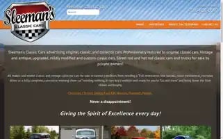Sleemansclassiccars.com Screenshot 2024-05-16 17:42:58