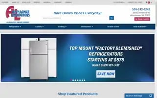 Applianceliquidators.com Screenshot 2024-05-15 12:01:17