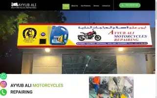 Ayyubalimotorcyclesrepairing.com Screenshot 2024-05-26 03:56:38