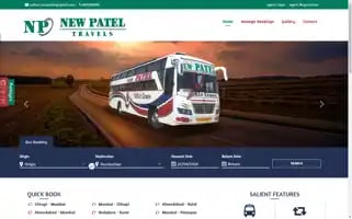 Newpateltravels.com Screenshot 2024-04-22 17:56:50