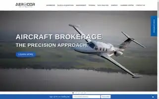 Aerocor.com Screenshot 2024-07-04 22:19:00