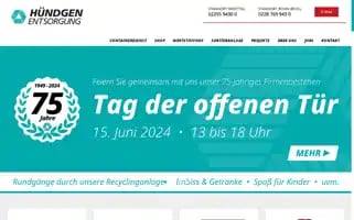 Huendgen-entsorgung.de Screenshot 2024-06-13 18:10:06