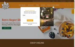 Bensmaplesyrup.com Screenshot 2024-05-05 03:27:34