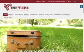 Familypetclinictexas.com Screenshot 2024-05-15 21:57:32