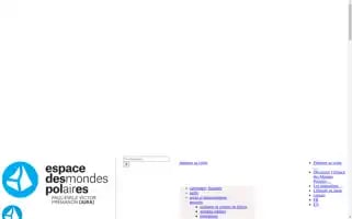 Espacedesmondespolaires.org Screenshot 2024-06-11 14:41:12