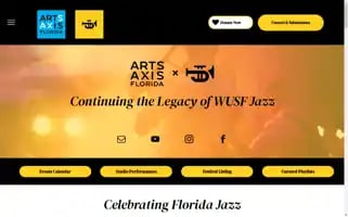 Jazzonartsaxisflorida.org Screenshot 2024-07-06 09:39:23