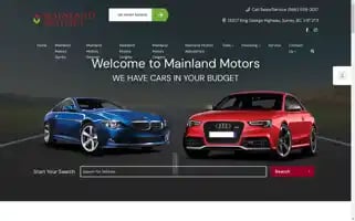 Mainlandmotors.ca Screenshot 2024-05-16 06:37:32