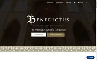 Praybenedictus.com Screenshot 2024-06-11 22:24:56