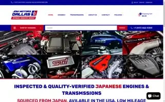 Dallasjdmmotors.com Screenshot 2024-05-15 19:12:39