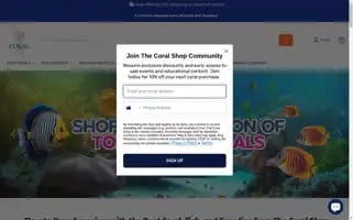 Thecoralshop.com.au Screenshot 2024-05-03 12:54:34