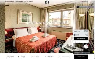 Venicemichelangelohotel.com Screenshot 2024-04-17 06:37:55