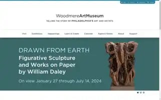 Woodmereartmuseum.org Screenshot 2024-06-30 16:10:43