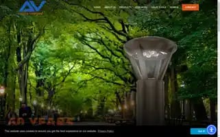 Avpolesandlighting.com Screenshot 2024-07-05 14:15:32