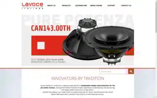 Lavocespeakers.com Screenshot 2024-07-08 21:15:41