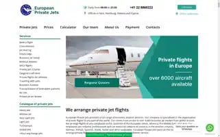 Private-jet.aero Screenshot 2024-06-18 17:17:54