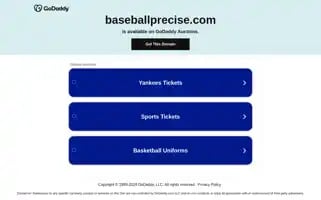 Baseballprecise.com Screenshot 2024-07-01 15:01:52