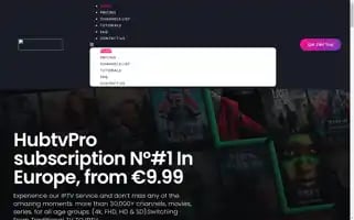 Hubtvpro.com Screenshot 2024-06-27 17:49:45