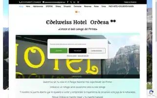 Edelweisshotelordesa.es Screenshot 2024-04-16 15:48:48