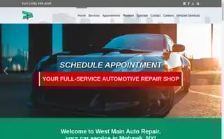 Westmainautorepairny.com Screenshot 2024-07-04 15:43:01