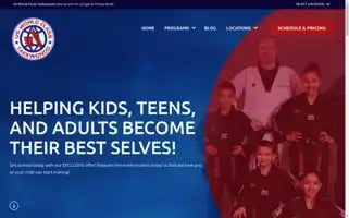 Kidslovetkd.com Screenshot 2024-07-07 04:10:28