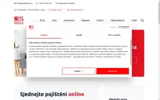 Svpojistovna.cz Screenshot 2024-07-10 08:26:16