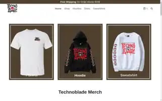 Technoblademerch.store Screenshot 2024-05-19 00:59:09