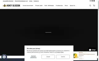 Thehoneyblossom.com Screenshot 2024-05-04 08:56:50