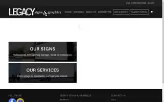 Legacysignsandgraphics.com Screenshot 2024-07-03 05:55:16
