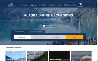 Alaskashoreexcursions.com Screenshot 2024-05-08 11:24:31