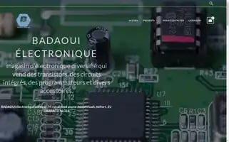 Badaoui-electronique.com Screenshot 2024-05-20 21:27:22