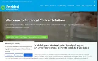 Empiricalclinicalsolutions.ie Screenshot 2024-05-28 03:13:34