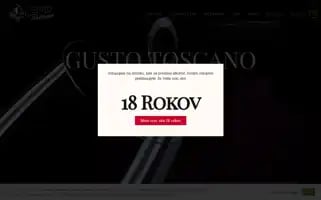 Gustotoscano.sk Screenshot 2024-05-19 20:58:27
