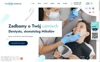 Dentystamikolow.com Screenshot 2024-06-15 11:44:07
