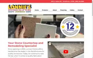 Lonniesstonecrafters.com Screenshot 2024-06-13 12:38:04