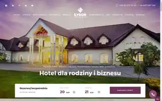 Parkhotellyson.pl Screenshot 2024-04-19 08:04:03
