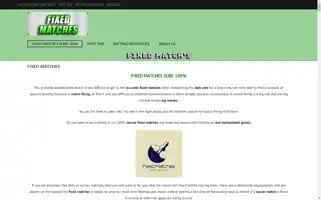 Fixedmatchs.com Screenshot 2024-07-06 04:36:59