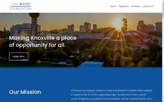 Theboydfoundation.org Screenshot 2024-07-02 11:31:13