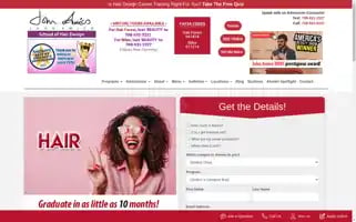 Johnamicoschoolofhairdesign.com Screenshot 2024-05-12 13:19:29