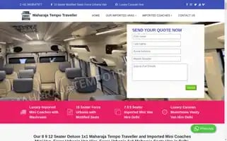 Maharajatempotraveller.com Screenshot 2024-04-23 23:41:09