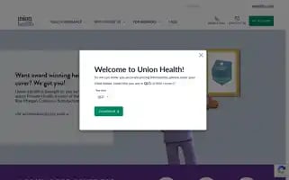 Unionhealth.com.au Screenshot 2024-05-14 18:15:46