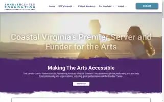 Sandlercenterfoundation.org Screenshot 2024-06-13 13:39:29