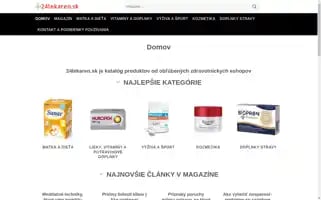 24lekaren.sk Screenshot 2024-05-19 20:38:57