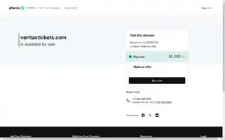 Veritastickets.com Screenshot 2024-04-16 15:36:53