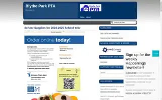 Blytheparkpta.org Screenshot 2024-07-03 03:47:35