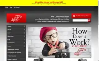 Thelensdepot.com Screenshot 2024-05-16 21:05:17